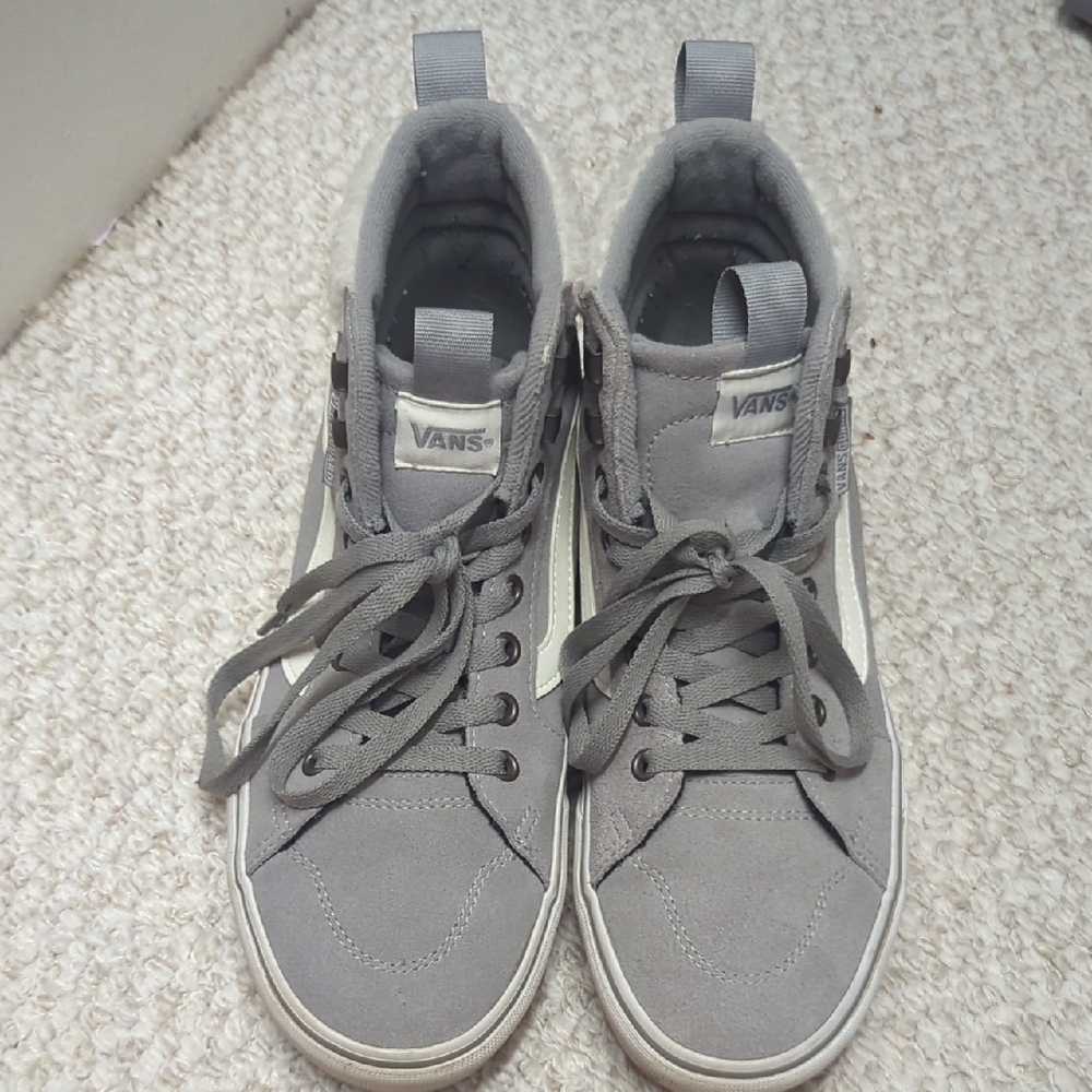 Vans Women's Gray High-Top Sneakers
